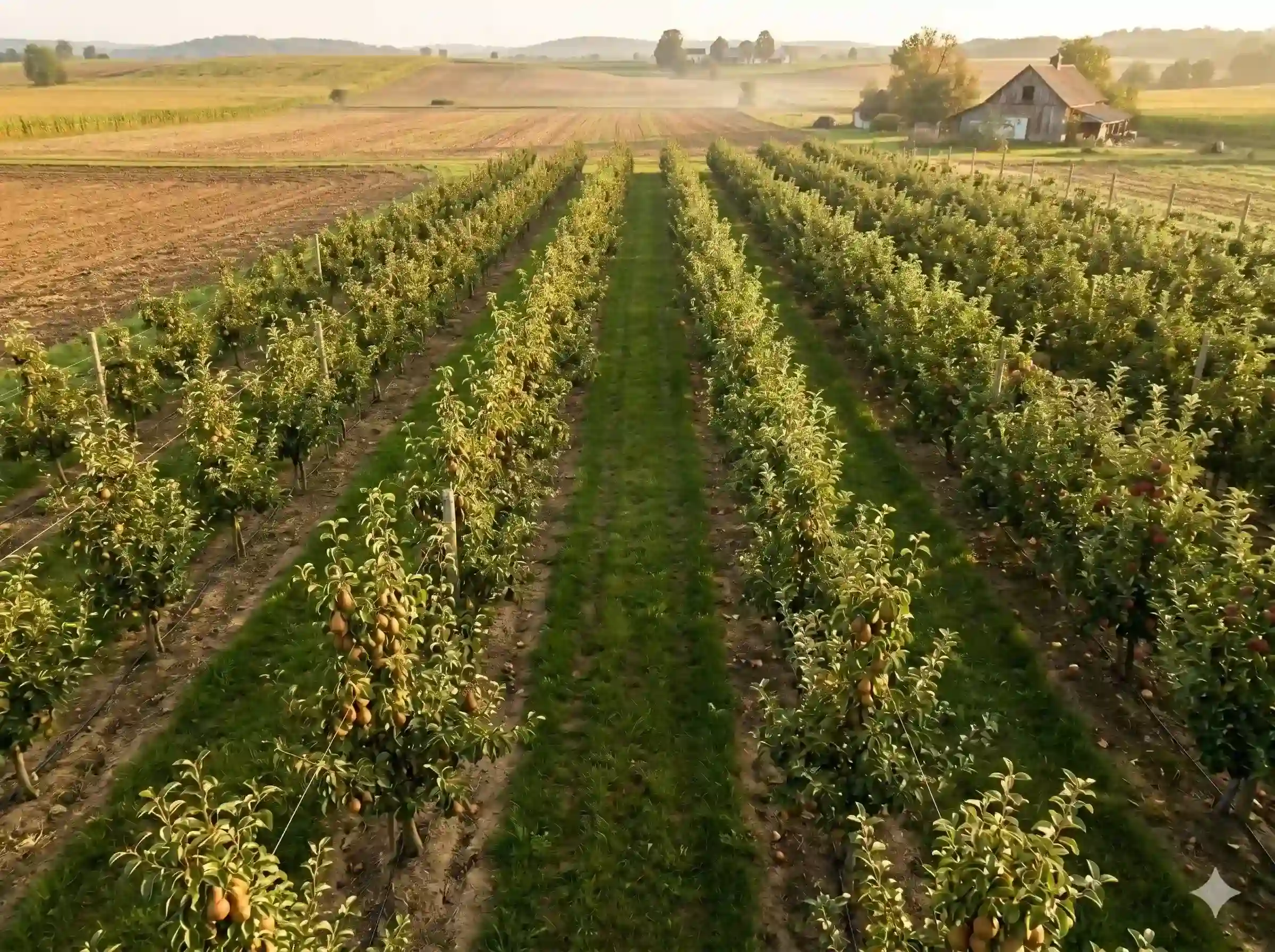 Nasza szkółka drzew owocowych - plantacja